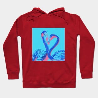 Flamingo lovebirds Hoodie